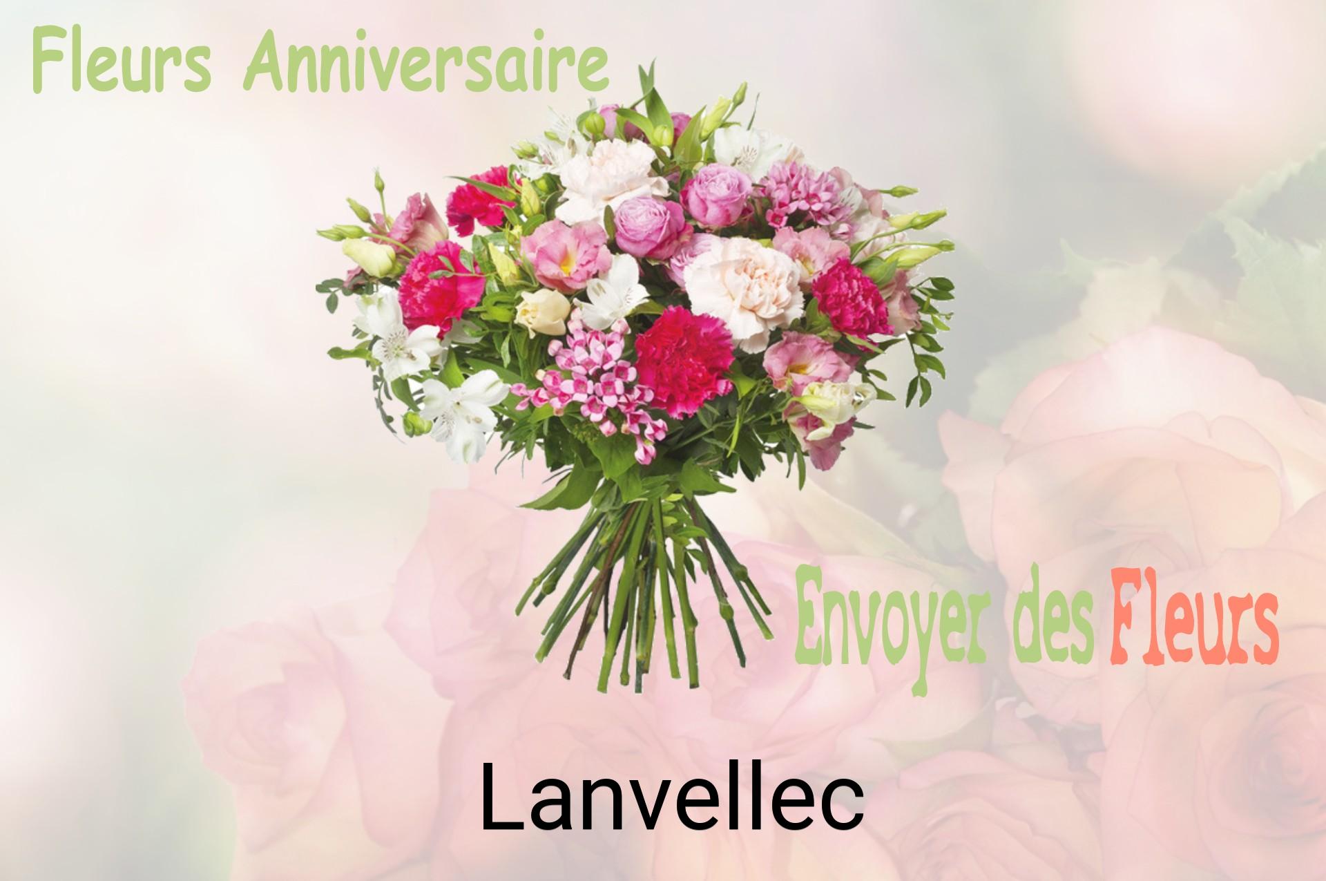 Bouquet de fleurs d’anniversaire livré à Lanvellec